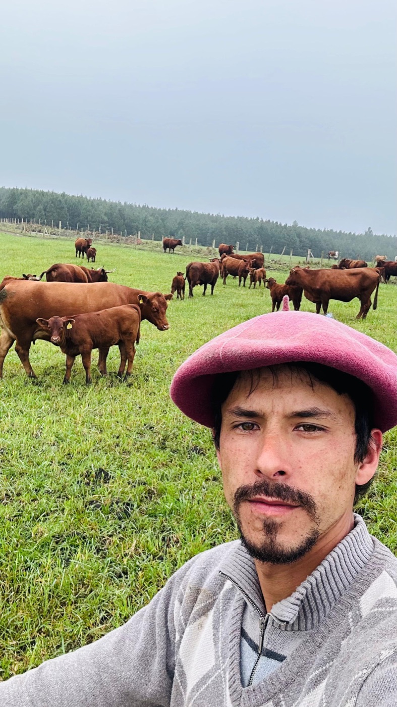 Gerson Duarte, especialista em carneação e vida no campo